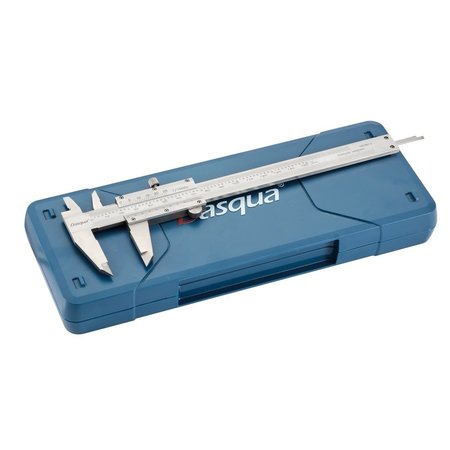 H & H INDUSTRIAL PRODUCTS Dasqua 0-150mm / 0-6" Stainless Steel Vernier Caliper 1550-2005